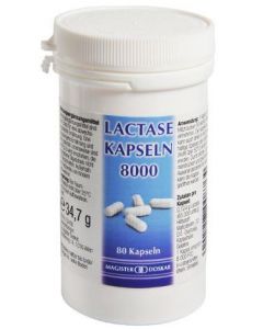 Lactase 8000 IE Enzyme 80 Kapseln, 80 Stück