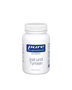 Pure Encapsulation Jod und Thyrosin, 60 Kapseln