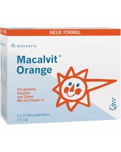 Macalvit Brausetabletten Orange-30 Stück